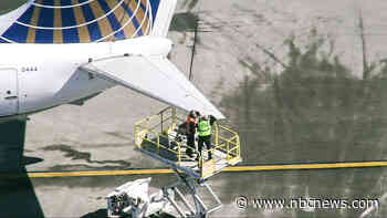 Two United planes touch at Boston airport