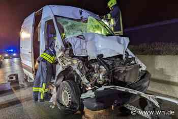 Zwei Verletzte bei Unfall auf der A1