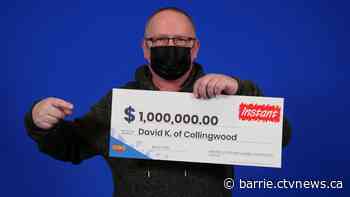 Simcoe County man $1 million richer with 2nd big lottery win
