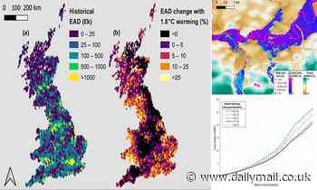 UK areas that could be plunged underwater by 2100 amid sea level rise
