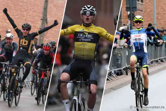 Deze drie jonge renners uit onze regio mochten afgelopen weekend juichen: “Eigenlijk wilde ik gewoon wat voorbereiden op het seizoen”