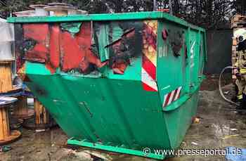 POL-ME: Containerbrand - die Polizei ermittelt - Hilden - 2303024