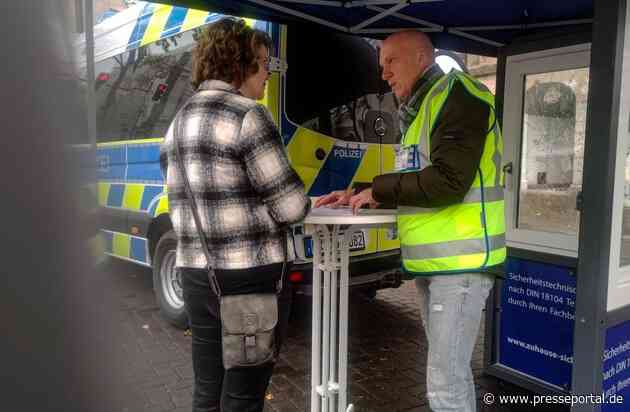POL-RE: Gladbeck: Informationsstand der Polizei gegen Wohnungseinbruch und Taschendiebstahl