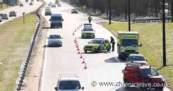 One taken to hospital after three-car rush hour crash on Central Motorway in Newcastle