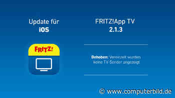 FritzApp TV: Update behebt schweren Fehler