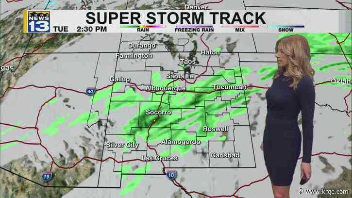 Spotty rain showers and mild temperatures