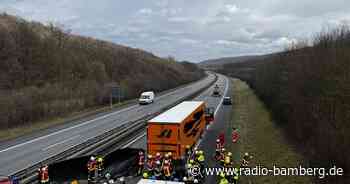 Unfall auf der A70 im Kreis Haßberge