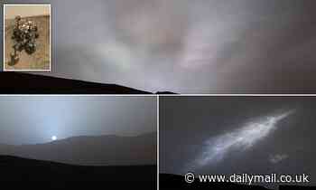 Watch the sunset on MARS: NASA's Curiosity rover captures a dazzling photo