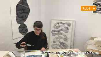 Die Augsburger Künstlerin Carolin Jörg zeichnet in einem Wurf