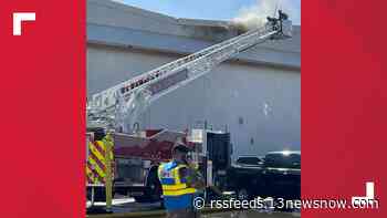 No one hurt after fire breaks out at Langley Air Force Base building