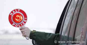 "Wahre Straftatenvielfalt": Polizei stoppt Schlangenlinienfahrer auf A70 bei Hallstadt