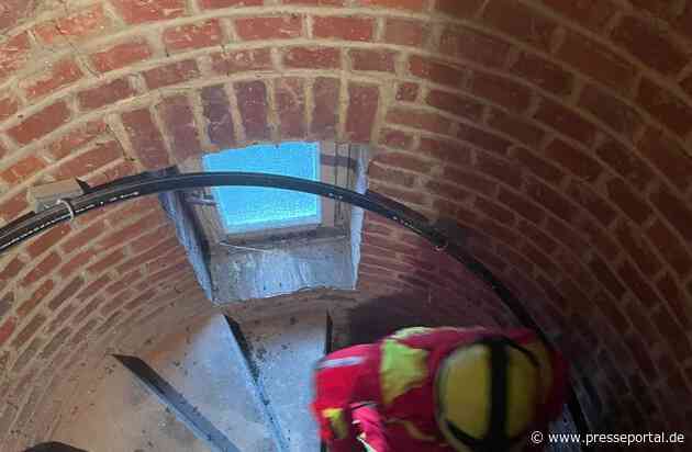 FW-MG: Neue Schutzanzüge der Höhenrettung wurden bei kniffliger Einsatzübung eingeweiht