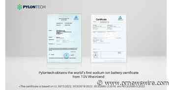 Pylontech obtiene el primer certificado mundial de baterías de iones de sodio de TÜV Rheinland