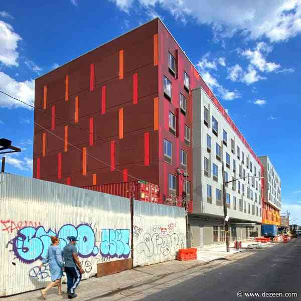 Gluck+ places colourful facades on affordable housing block in Brooklyn