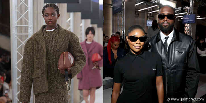 Gabrielle Union & Dwyane Wade's Daughter Zaya Wade Makes Runway Debut in Miu Miu's Paris Show