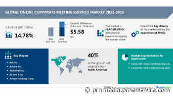 Online corporate meeting services market size to grow by USD 5.58 billion from 2021 to 2026, Growth from corporate video conferencing services segment will be significant - Technavio