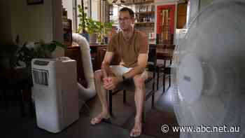 This summer it reached 39C inside Charles's rental home