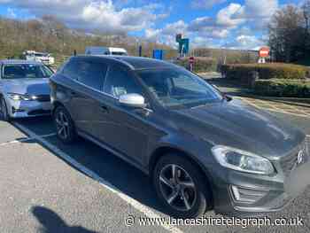 The car was stopped at Lancaster services and searched