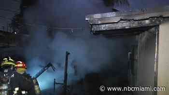 Crews Battle Massive Fire That Engulfed Hialeah Home