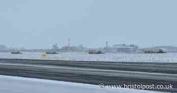 Bristol Airport reopens after snow chaos grounds flights