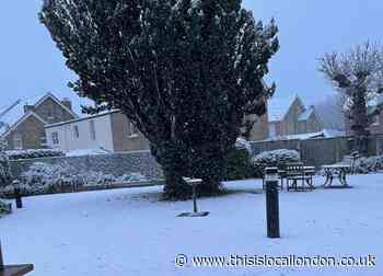 Hour-by-hour Met Office forecast as snow hits south London
