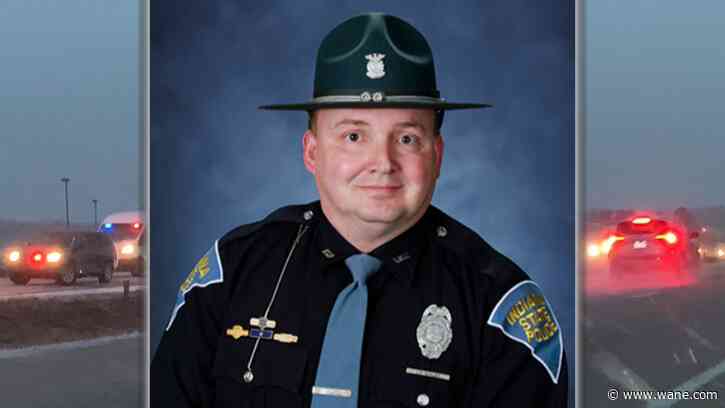 Flags to be flown at half-staff in Indiana to remember fallen trooper