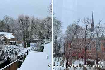 North London snow and ice forecast for the next 24 hours