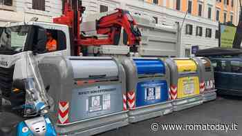 I nuovi cassonetti arrivano anche in via Appia Nuova