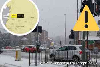 Met Office extends weather warning for snow in East Lancashire