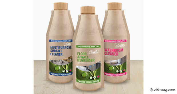 World first plastic free bottles for commercial cleaning products