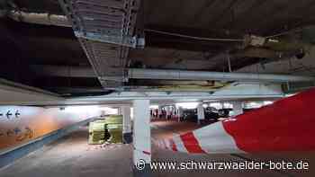 Tiefgarage in Nagold: Nach dem Neubau folgt   jetzt die Sanierung