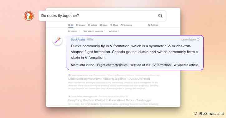 DuckDuckGo offers its take on a natural language AI integration with DuckAssist