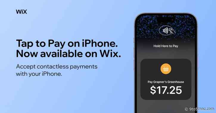 Tap to Pay on iPhone feature expands with Wix support in the US