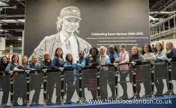 International Women's Day: Euston mural of train driver Karen Harrison