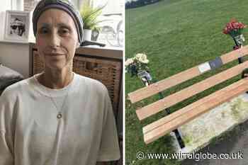 Wirral Council say flowers and picture not allowed on memorial bench