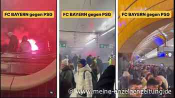 FC Bayern gegen PSG heute live: Aufstellung ist da! Paris-Fans zünden Pyro in Münchner U-Bahn