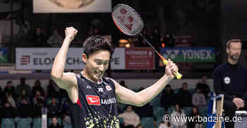 YONEX German Open: Kento Momota wieder in Topform