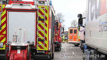 Fotos vom Unfall auf der B304 bei Wasserburg am 8. März