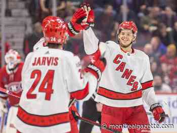 Former Canadien Jesperi Kotkaniemi is loving life in Raleigh, N.C.