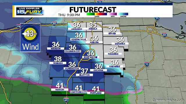 Next winter storm moves in Thu night, impacts Fri AM drive