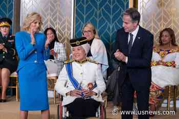 Jill Biden Calls on Men to Support Women Fighting for Rights