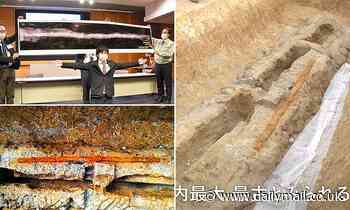 Giant 7-foot-long 'demon-slaying sword' used more than 1,600 years ago is unearthed in Japanese tomb