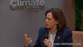 VP Harris in South Florida: Protecting Earth Should Be Viewed Through ‘Lens of Equity and Justice'