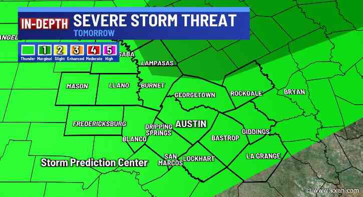 Temperatures in flux through Friday with a chance of strong storms Thursday night