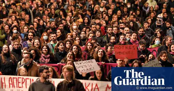 ‘Greece has derailed’: tens of thousands of protesters ‘rage’ over train disaster