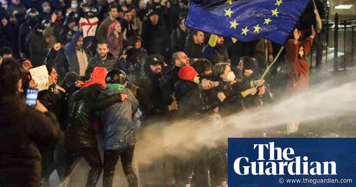 Protesters and police clash in Georgia for second day over ‘foreign agents’ law