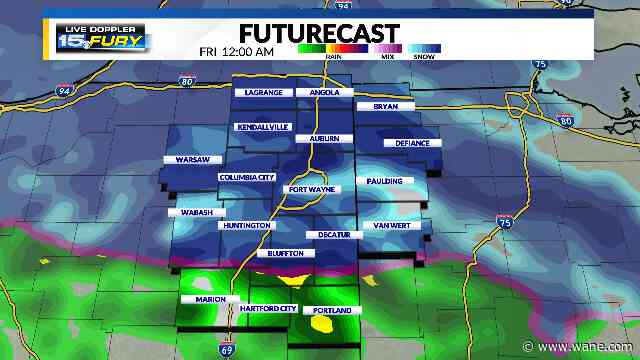 Another winter storm moving into the area tonight