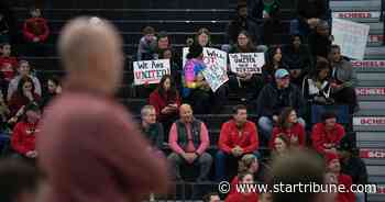 Anger over Eden Prairie coach David Flom's reinstatement continues with protest during season-ending loss