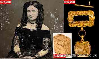 Rare treasures pulled from Gold Rush era shipwreck SS Central America sell at auction