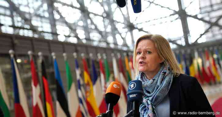 Faeser zuversichtlich für Asyl-Einigung in Europa